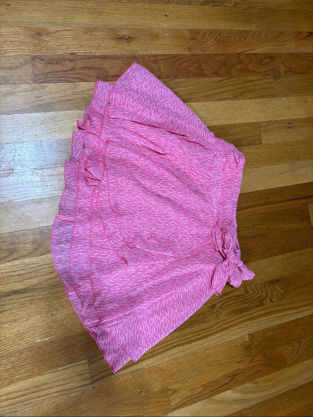 Pink flowy aerie skirt